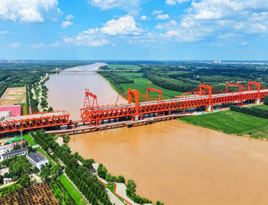 Jiyang Yellow River Rail-cum-Road Bridge