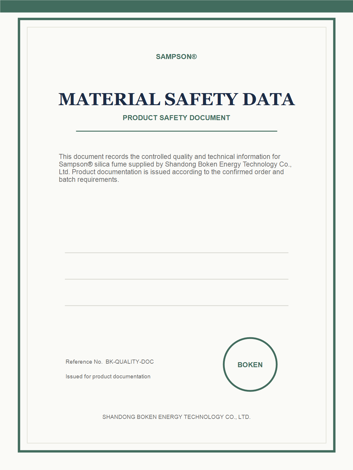 MSDS safety data